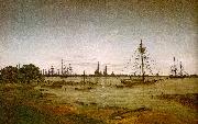 Caspar David Friedrich Port by Moonlight USA oil painting reproduction